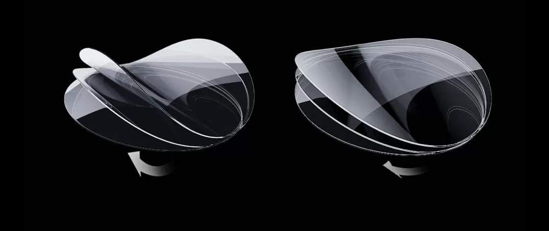 這是一種提供日用與夜用交替式配置的隱形牙套設計